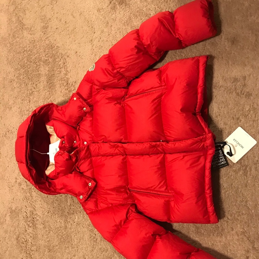 Moncler Paeonia Quilter cotton canvas down coat